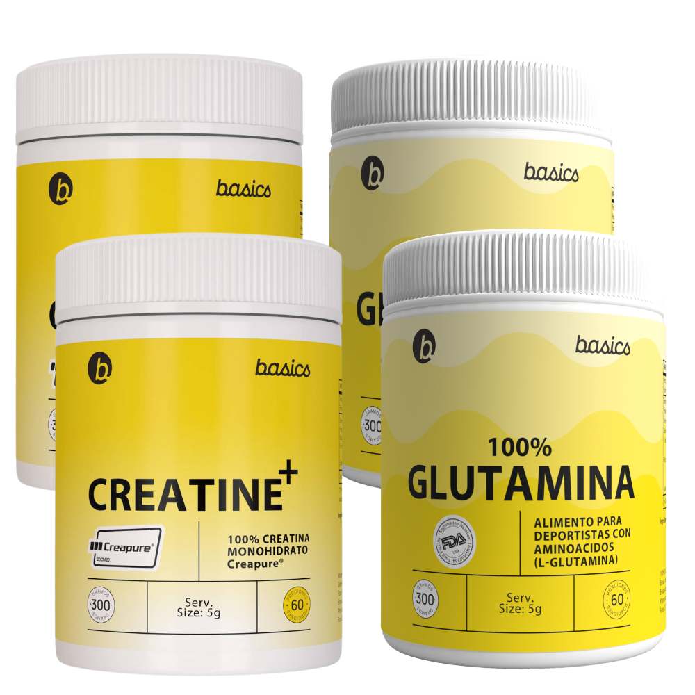 Bundle: GLUTAMINA &amp; CREATINE+