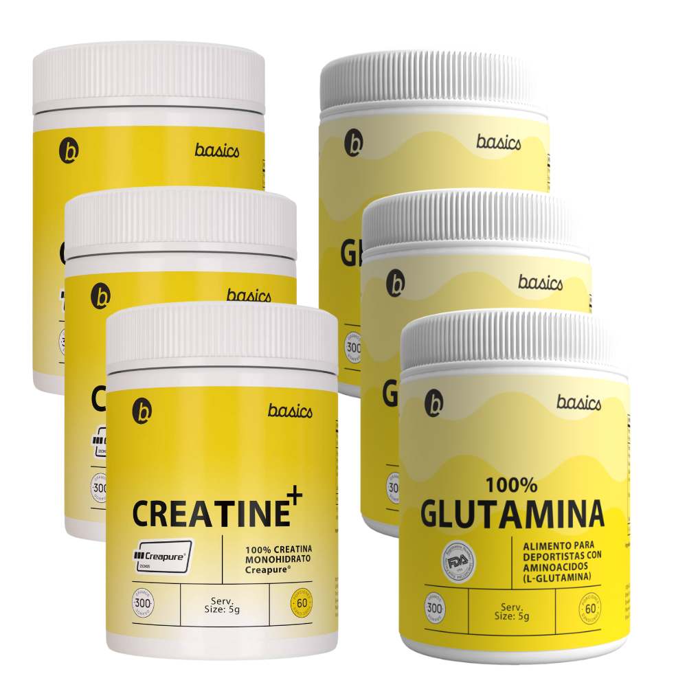 Bundle: GLUTAMINA &amp; CREATINE+