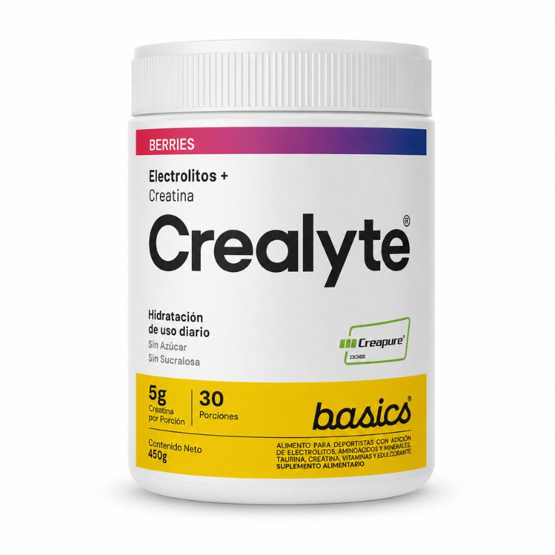 Crealyte. Electrolitos + Creatina Creapure®