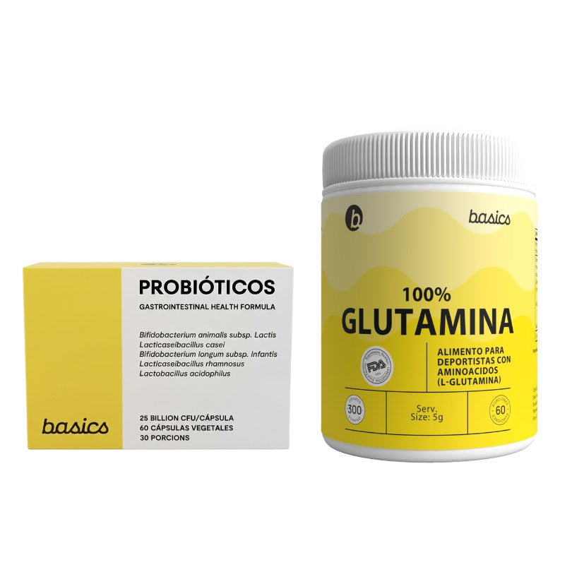 Bundle Digestivo: PROBIÓTICOS &amp; GLUTAMINA