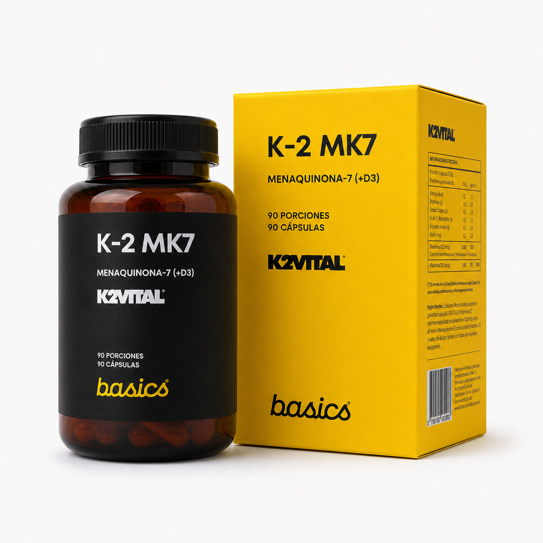 VITAMINA K2 MK-7 +VITAMINA D3
