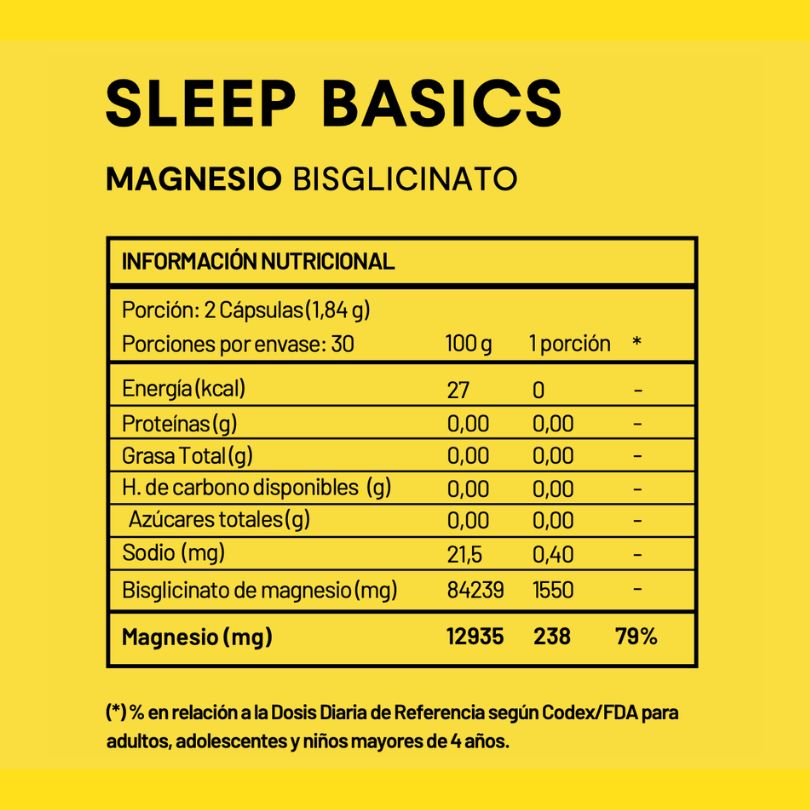 SLEEP BASICS - MAGNESIO BISGLICINATO